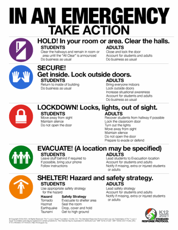 Emergency Take Action Poster