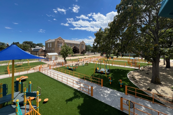 Ariel View of CSDB ADA Playground