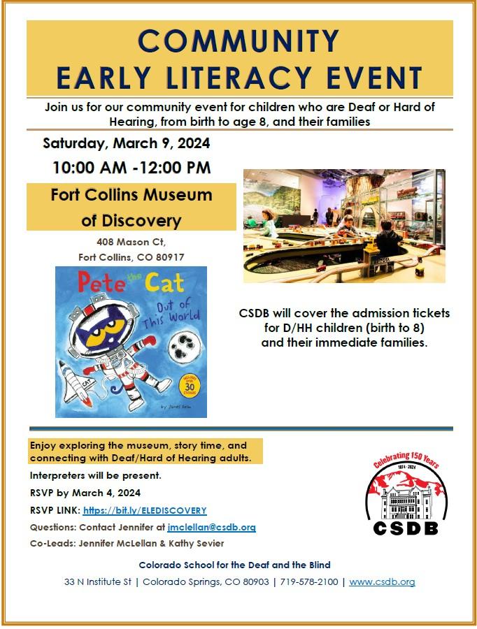 Community Early Literacy Event