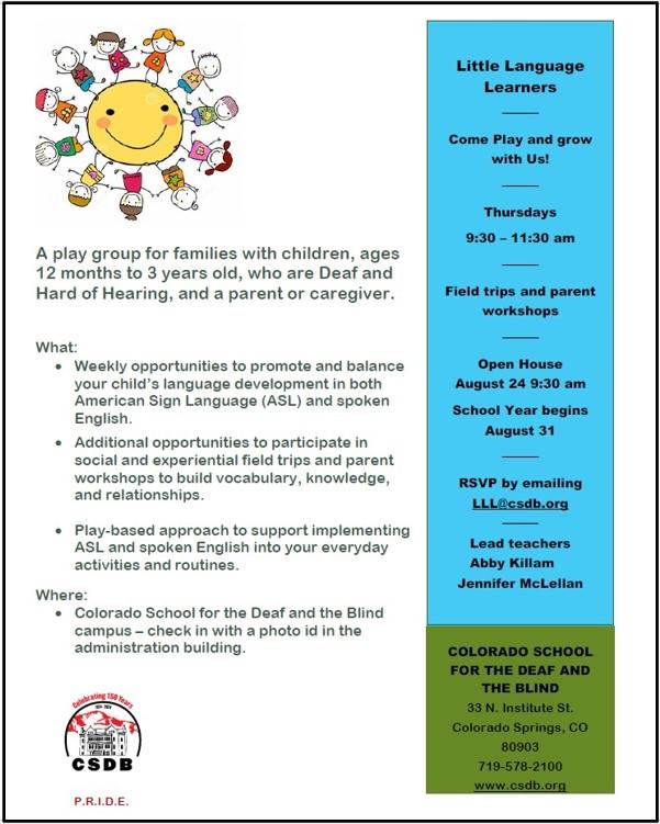 Preschool Open House – Hearing, Speech & Deaf Center