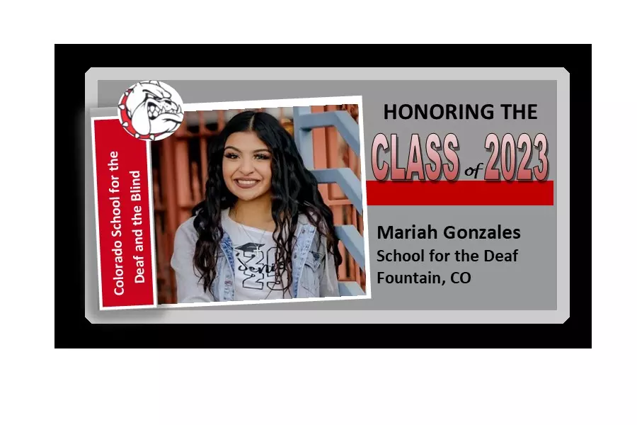 Mariah Gonzales Graduation Announcement 2023