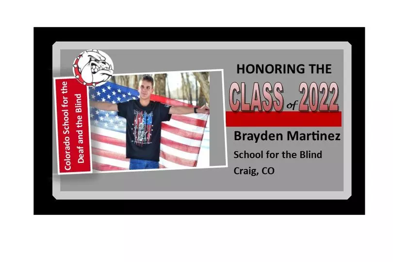 Brayden Martinez Graduation Announcement