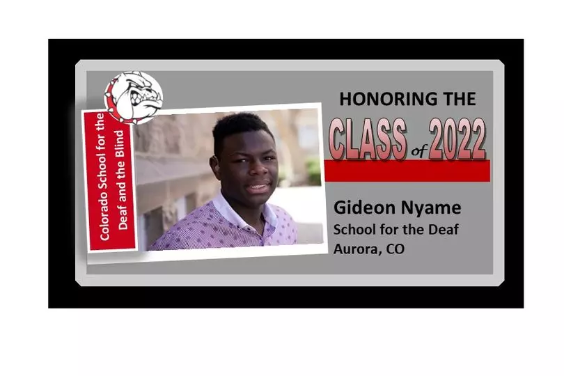 Gideon Nyame Graduation Announcement