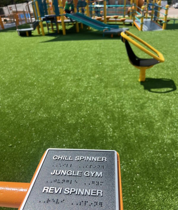 ADA Playground Opening Signage