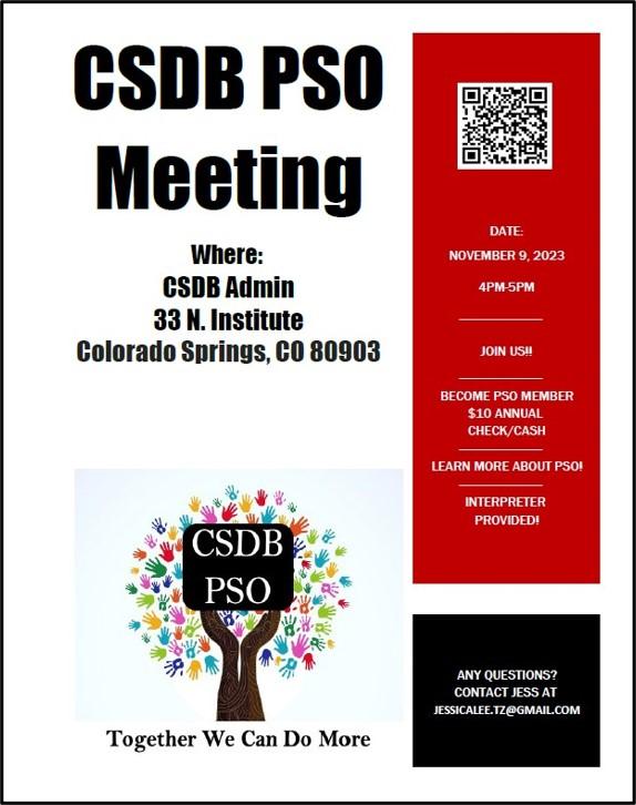 PSO Meeting November 2023