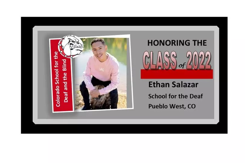 Ethan Salazar Graduation Announcement