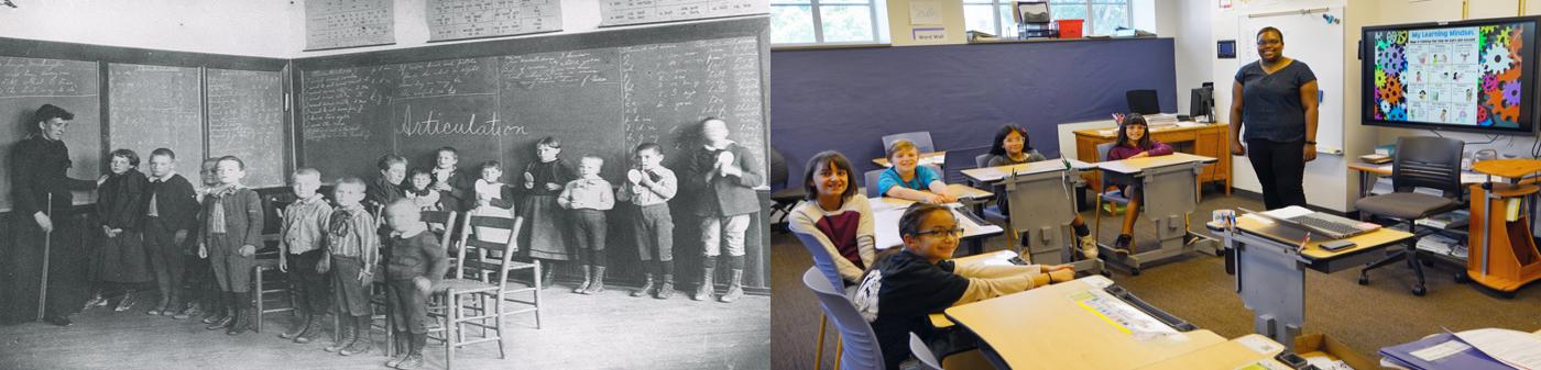 Then & Now Classroom