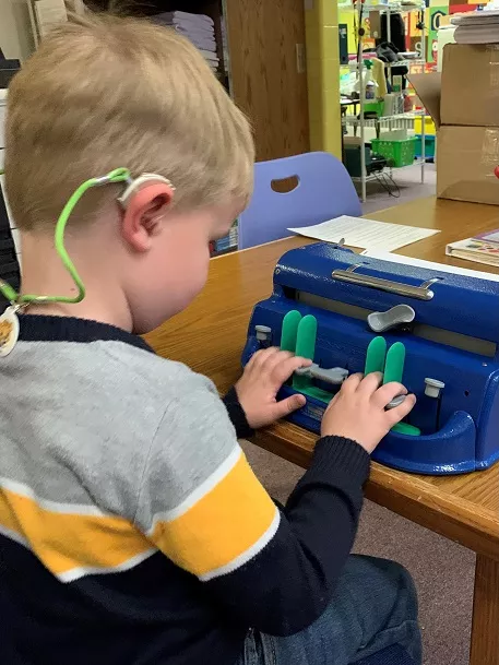 3D Printed Braille Clothing Clips for the Visually Impaired by  wolfe_cameronr