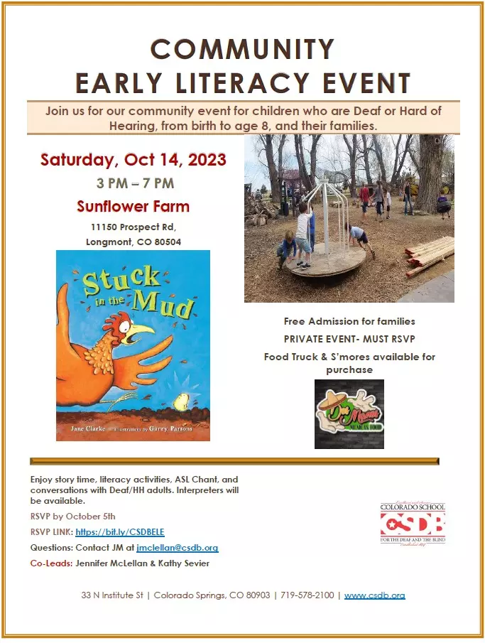 Early Literacy Event October 2023
