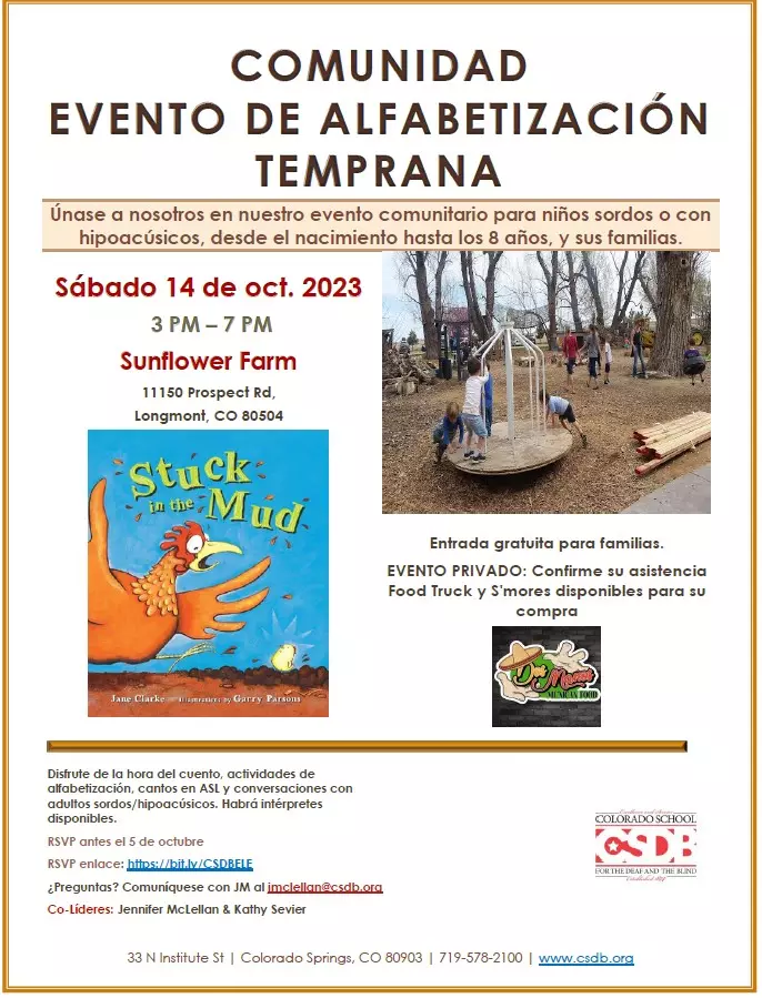 Early Literacy Event October 2023 Spanish