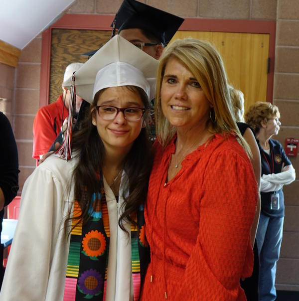 Serenity with Superintendent Tera Spangler