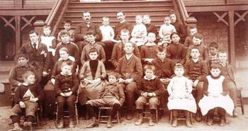 1889 Blind School Class