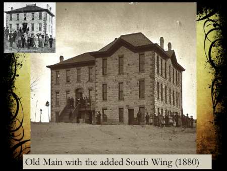 Old Main with Added South Wing 