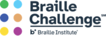 Braille Challenge Logo, Braille Institute